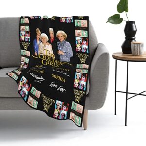lonimaodie throw blanket for sofa comforter couch bed recliner living room bedroom, black, 80”x60”