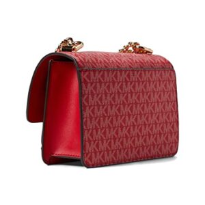 Michael Kors Heather Extra Small Crossbody Crimson One Size