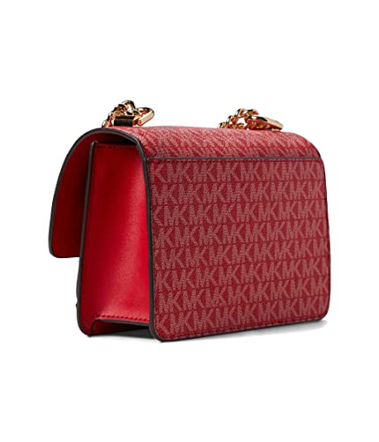 Michael Kors Heather Extra Small Crossbody Crimson One Size