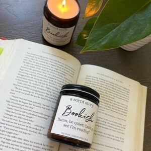 A Scent Story Candles, Damn, Be Quiet! Can't You See I'm Reading? Scented Candle, Candle Gift, Bookish Candle, Quote, Book Lovers, Gift for Mom/Wife