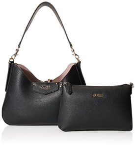 guess eco brenton hobo black one size