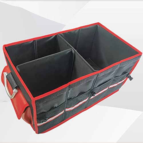 LUVADU ZHJ Trunk Organizers Car Boot Organiser Foldable Divider Storage Box Portable Storage Box Trunk Organizers