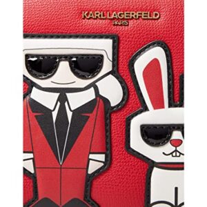 Karl Lagerfeld Paris Maybelle Crossbody Crimson/Navy PROCESSING PROCESSING