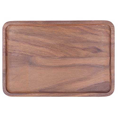 Wooden Cutting Board, Super Thick Walnut Cutting Board Set Square Decorative Fruit Tray Wooden, for Kitchen Vegetables and Fruits(25 * 17 * 1.5)