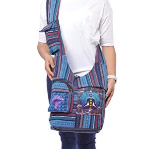 THE COLLECTION ROYAL Graphic Crossbody Bag for Women, Boho Purse, Boho Bag, Hippie Bag, Indie Tote Bag, Cloth Purse for Women