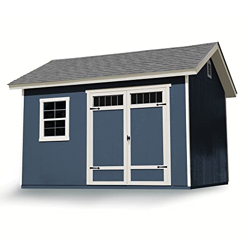 Handy Home Products Beachwood 10x12 Do-it-Yourself Wooden Storage Shed