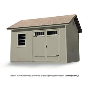 Handy Home Products Beachwood 10x12 Do-it-Yourself Wooden Storage Shed