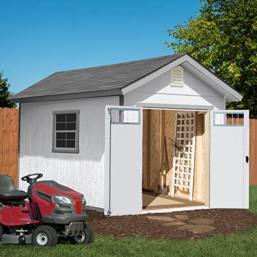 Handy Home Products Beachwood 10x12 Do-it-Yourself Wooden Storage Shed