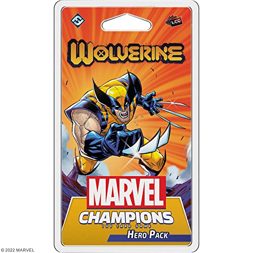 Fantasy Flight Games Marvel Champions The Card Game Wolverine Hero Pack | Strategy Card Game for Adults and Teens | Ages 14+ | 1-4 Players | Average Playtime 45-90 Minutes | Made