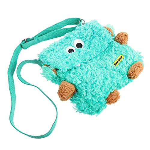 VALICLUD Bags Shape Clutch Children Messenger Tote Shopping Children's Mini Pods Bag Shoulder Travel Green Lovely Crossbody for Purses School Schoolbag Kids Purse Small Creative Animal