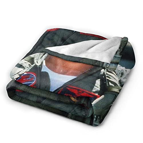 Comfortable Ultra-Soft Micro Fleece Blanket,Tom Cruise Fleece Blankets for Sofa Bed Travel 80"X60"