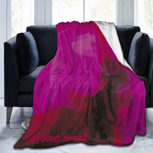 my bloody valentine loveless ultra soft throw blanket flannel fleece all season light weight living room/bedroom warm blanket 80″x60″