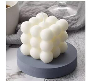 euforik bubble candle home decoration white bubble candle handmade cube for bedroom bathroom decorations soy candles