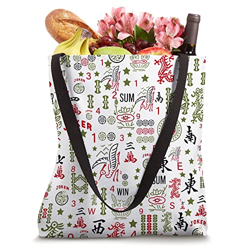 Mahjong Gift for Women, Home Decor, Mah Jongg Present Tote Bag