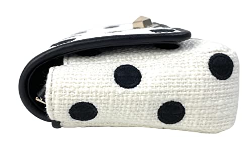 Kate Spade New York Natalia Polka Dot Embroidered Cream Multi Crossbody