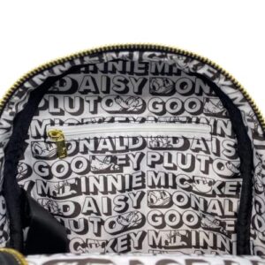 Loungefly Exclusive Disney Stickers All Over Print Double Strap Shoulder Bag