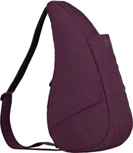 ameribag classic healthy back bag tote distressed nylon small (sangria)