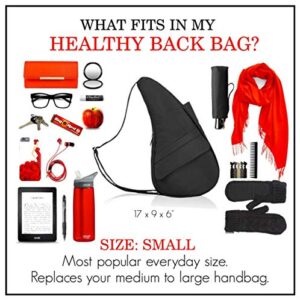 AmeriBag Classic Healthy Back Bag Tote Distressed Nylon Small (Sangria)