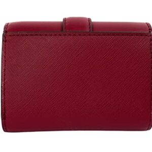 Michael Kors Carmen Medium Flap Wallet (Leather, Mulberry)