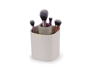 joseph joseph viva – tiered makeup brush pot organiser with dividers for brushes, eyeliners, lip pencils, mascara storage
