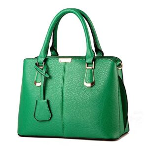 journey studio leather womens handbags tote bag top handle satchel crossbody bag hobo purse handbag shoulder bag for ladies,green