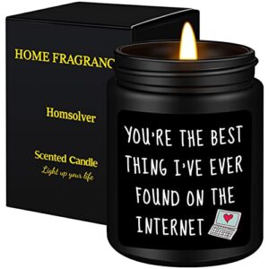 Gifts for Him,Anniversary Romantic Gifts for Him Boyfriend Husband,Funny Birthday Thanksgiving Christmas Valentines Day Gifts for Him Boyfriend Best Friends Men Dad Male,Candles Gifts for Men Him