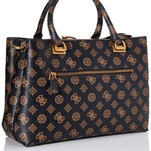 Guess G Vibe Girlfriend Satchel Mocha Logo, Mocha Logo