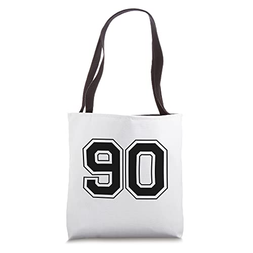 Number 90 Tote Bag