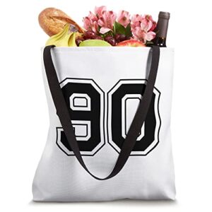 Number 90 Tote Bag