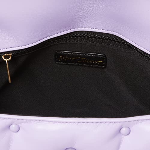 Betsey Johnson Tuft Love Crossbody, Lavender