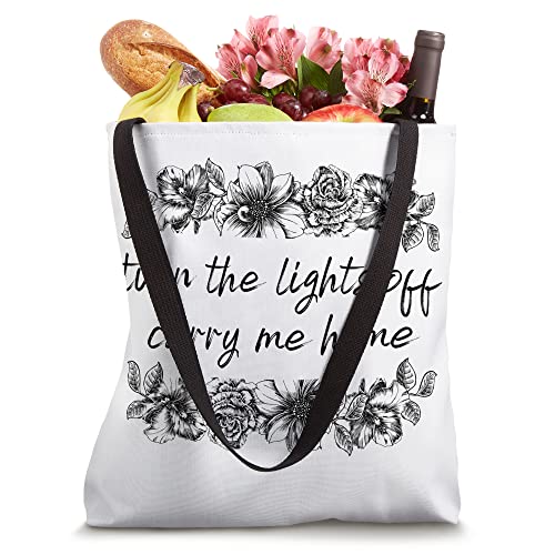 All The Small Things Floral White Tote Bag