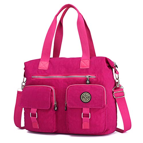 Tote Bag For Women Women Fashion Large Capacity Single Shoulder Travel Bags Messenger Bag Beach Bag (Hot Pink, One Size)