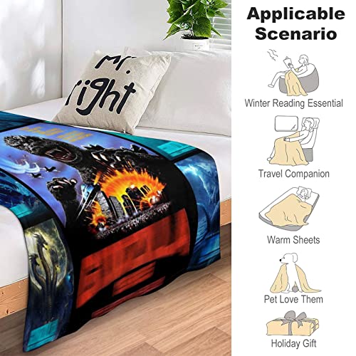 Anime Blanket Ultra Soft Flannel Fleece Throw Blankets for Sofa Bed Couch Travelling Camping for Kids Adults Gifts All Season 50"X40"