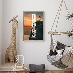 niinte Outer Banks TV Series Obx Poster 12x18inches Unframed Canvas Morden Family Deoration Office The Spirit Of Adventure Inspired Scenery Poster For Room Aesthetic