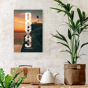 niinte Outer Banks TV Series Obx Poster 12x18inches Unframed Canvas Morden Family Deoration Office The Spirit Of Adventure Inspired Scenery Poster For Room Aesthetic