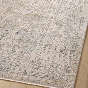 Amber Lewis x Loloi Alie Collection ALE-02 Sand / Sky, Traditional 18" x 18" Sample Rug