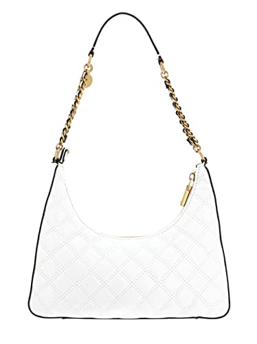 GUESS Giully Top Zip Shoulder Bag, White