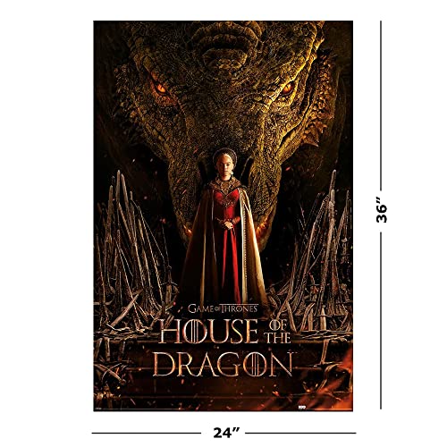 Game Of Thrones: House Of The Dragon - TV Show Poster (Regular Style/Key Art) (Size: 24" x 36")