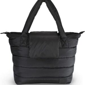 7AM Voyage Capri Tote - Everyday, Compact & Water Repellent Bag (Black)