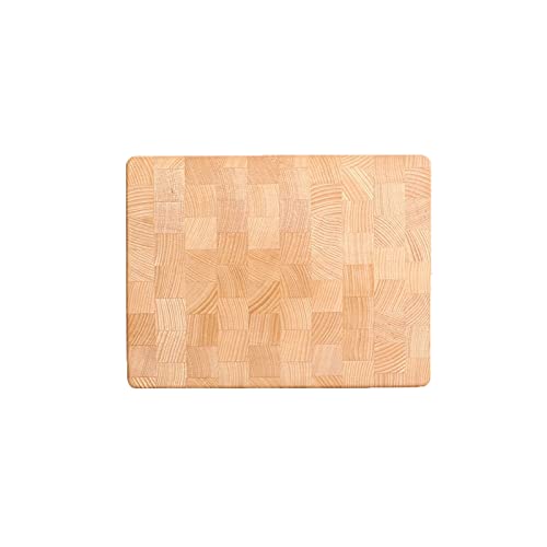 GULRUH Wood Cutting Boards for Kitchen, Beech Wood Board Cutting Board Chopping Block Serving Plate Kitchen Accessory Cake Pizza Tool