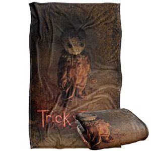 trick r treat blanket, 36″x58″ poster silky touch super soft throw blanket