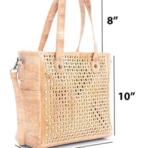 Handmade Vegan Portuguese Cork Purse Tote Bag for Women