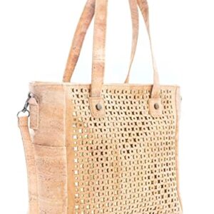 Handmade Vegan Portuguese Cork Purse Tote Bag for Women