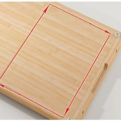 GULRUH Wood Cutting Boards for Kitchen, Bamboo Cutting Board for Kitchen, with Juice Grooves, Heavy Duty Chopping Board,BPA Free-70 * 45 * 1.3cm