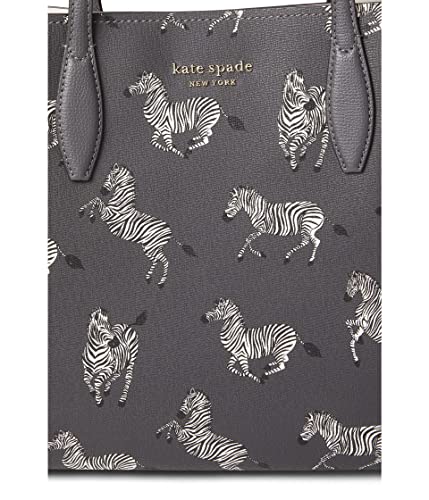 Kate Spade New York All Day Zebra Print Large Tote Chalkboard Multi One Size