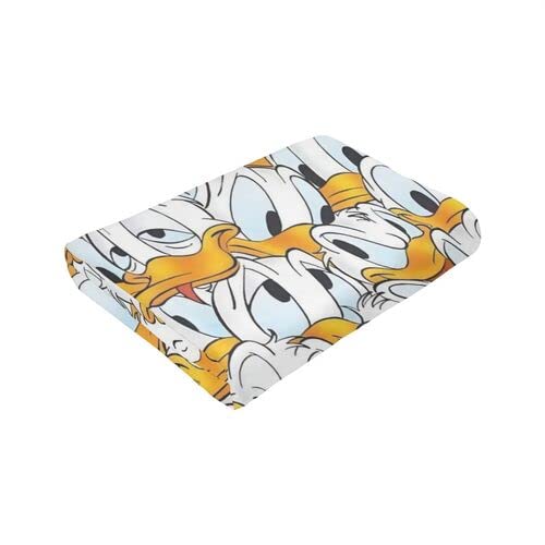 Funny Don.ald Duck Throw Blankets Fleece Blanket Super Soft Plush Throw Blanket 60"X50" Cozy Fuzzy Bed Blankets Microfiber Flannel Blankets for Couch, Bed, Sofa