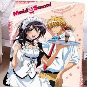 D&D Entertainment Maid Sama! Misaki and Usui Throw Blanket Officially Licensed