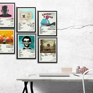 Tyler The Creator Poster Set of 6-11x14 inches Album Cover Posters - By Herzii Prints, Aesthetic Posters Wall Art for Room - Teen and Girls Dorm Decor, Rapper Music Posters -UNFRAMED