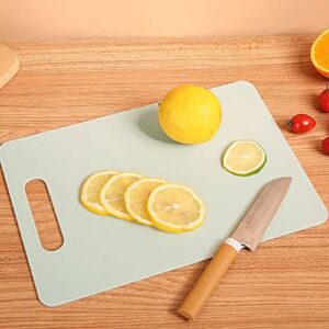 GULRUH Wood Cutting Boards for Kitchen, Small Chopping Board Cutting Foods Outdoors Camping Kitchen Gadget Non-Slip Fruit Vegetable Tools Accessories (Color : Green)