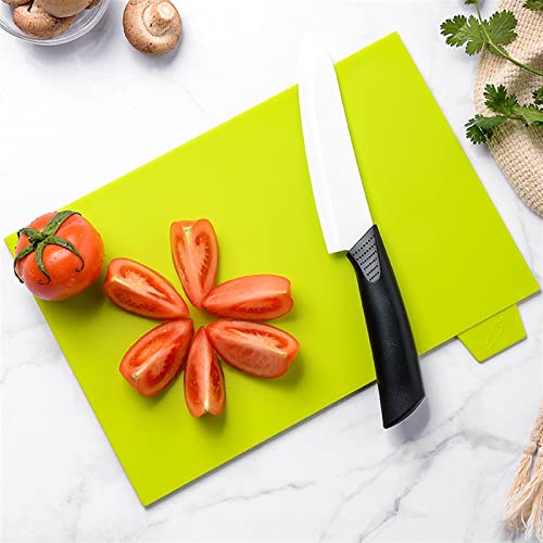 GULRUH Wood Cutting Boards for Kitchen, Plastic Cutting Board Foods Classification Boards Outdoors Camping Vegetable Fruits Meats Bread Chopping Blocks Charcuterie